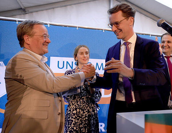 Landtagswahl in Nordrhein-Westfalen - CDU-Wahlparty