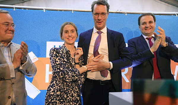 Landtagswahl in Nordrhein-Westfalen - CDU-Wahlparty