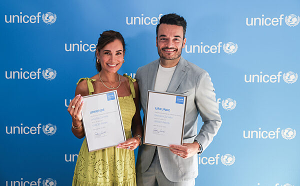 Jana Ina und Giovanni Zarrella sind Unicef-Paten