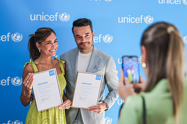 Jana Ina und Giovanni Zarrella sind Unicef-Paten