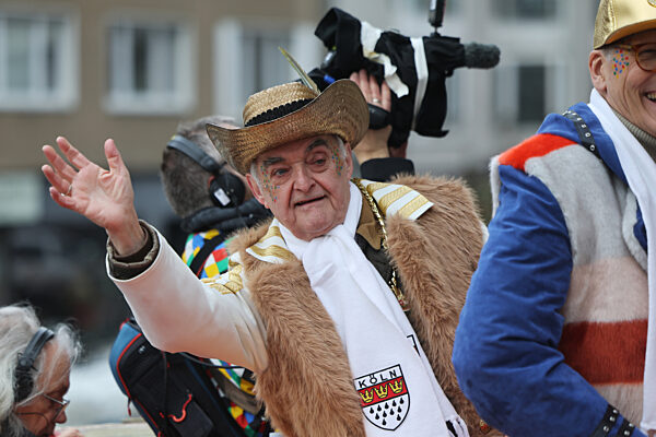 Rosenmontag am Rhein - Köln