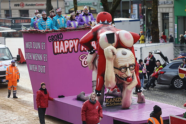 Rosenmontag am Rhein - Köln