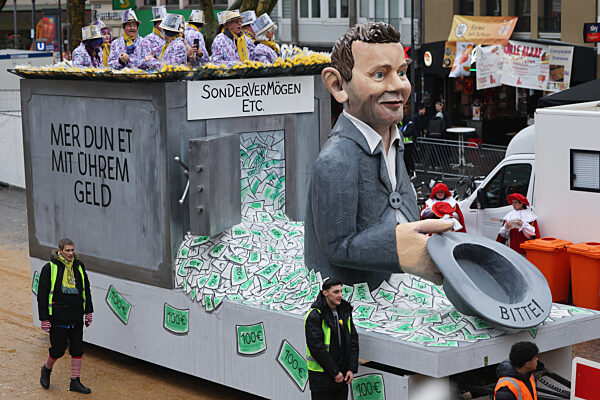 Rosenmontag am Rhein - Köln