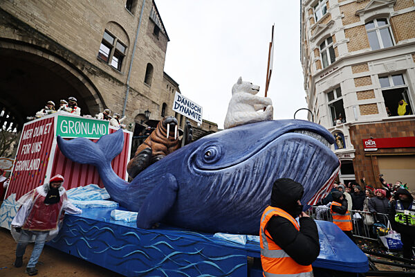 Rosenmontag am Rhein - Köln