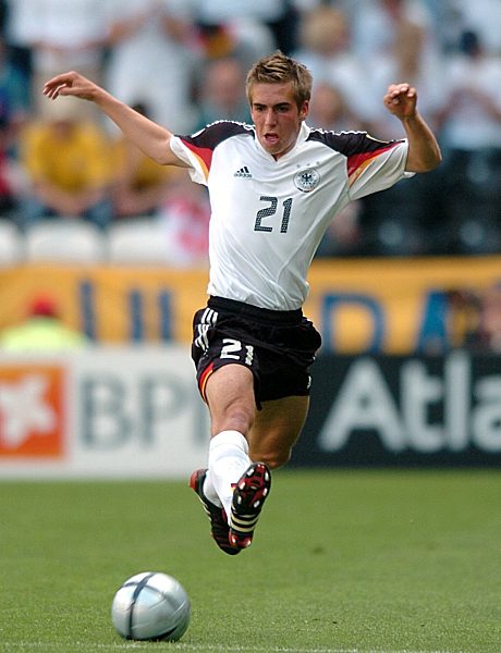 Fußball-EM 2004: Philipp Lahm in Aktion
