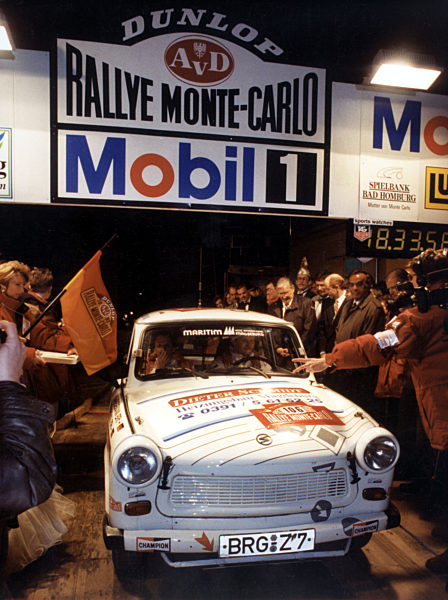 Motorsport: Rallye: Michael Kahlfuss auf "Trabant" 1993