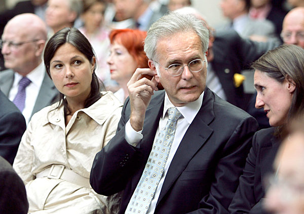 Der TV-Entertainer Harald Schmidt und seine Lebensgefährtin Ellen Hantzsch...