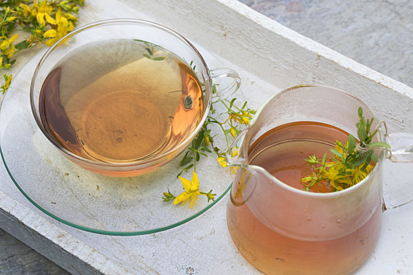 Echtes Johanniskraut, Tuepfel-Hartheu, Tuepfelhartheu, Tuepfel-Johanniskraut, Tuepfeljohanniskraut, Johanniskraut, Hypericum perforatum, Common St Johns-wort, perforate St Johns-wort, klamath weed, St. Johns-wort