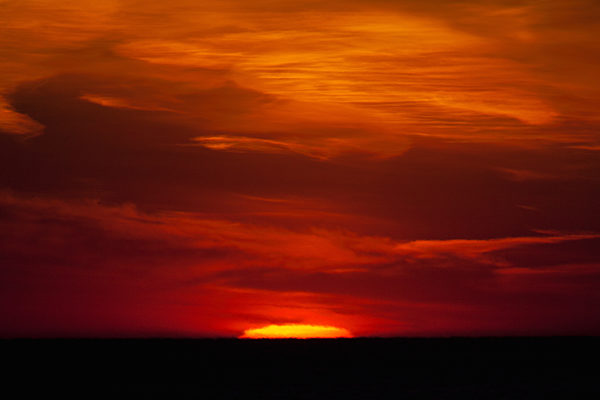 Sonnenuntergang in Katwijk, Sunset in Katwijk
