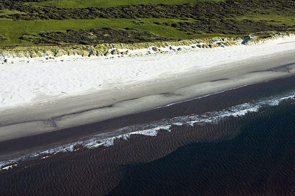 Duenenlandschaft an der Nordsee, Luftbild, dunes at the North Sea, aerial photo