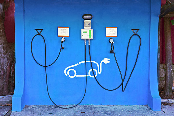 Ladestation für Elektro-Autos, charging base for electric cars