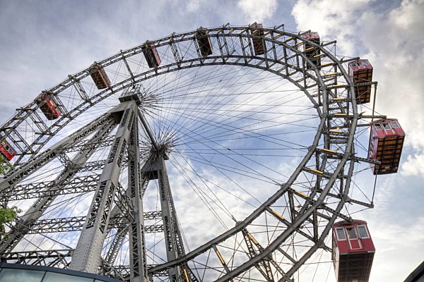 Riesenrad auf dem Wiener Prater, big wheel in Vienna Prater
