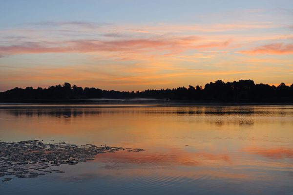 Chiemsee, Morgenstimmung vor Sonnenaufgang, Chiemsee, morning mood before sunrise