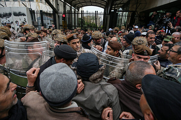 Protest against economic conditions in Lebanon