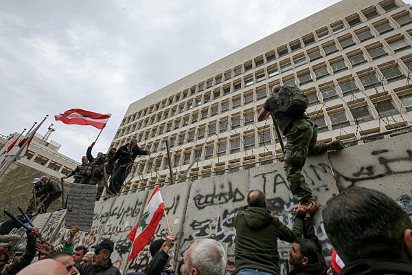 Protest against economic conditions in Lebanon