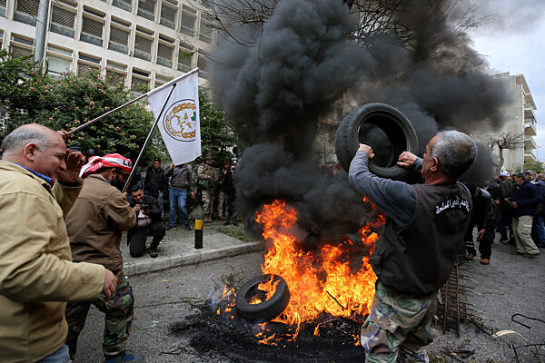 Protest against economic conditions in Lebanon