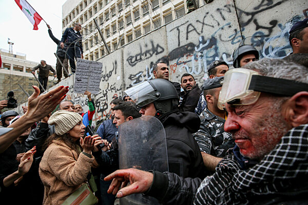 Protest against economic conditions in Lebanon
