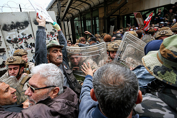 Protest against economic conditions in Lebanon