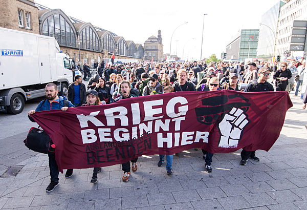 G20-Gipfel - Ankunft Protest-Sonderzug