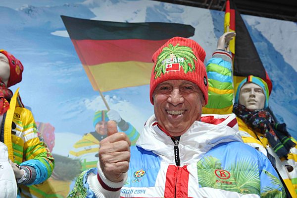 Willy Bogner praesentiert Wintersportkleigung für Tonga