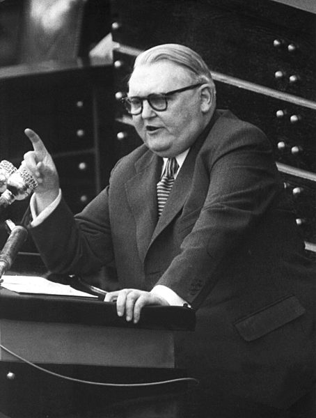 Ludwig Erhard im Bundestag