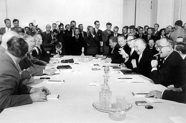 First Soviet-German conference in Moscow