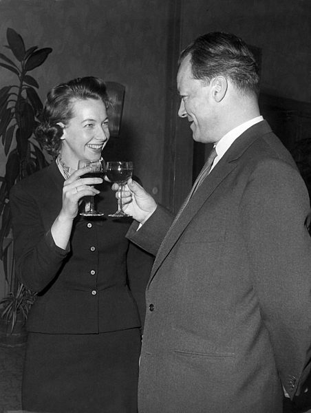 Willy Brandt celebrates 45th birthday