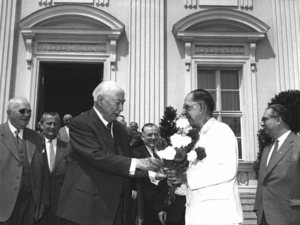 Schloss Bellevue in Berlin 1959 feierlich eingeweiht