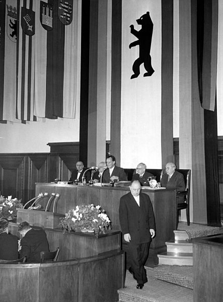 Willy Brandt neuer Präsident des Berliner Abgeordnetenhauses