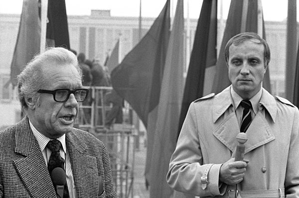 Ost-Berlin-Korrespondenten Wiesner und Pleitgen