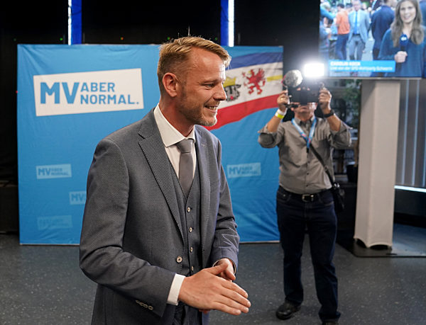 Landtagswahl MV - Wahlparty AfD