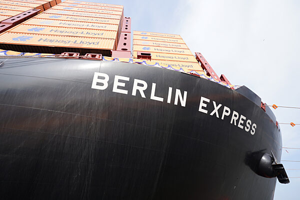 Taufe Containerschiff "Berlin Express"