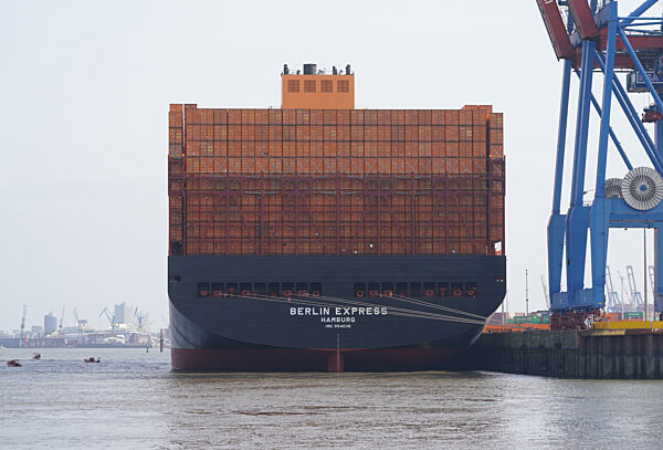 Taufe Containerschiff "Berlin Express"