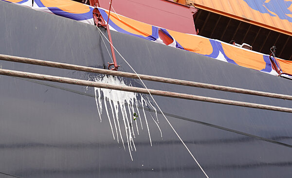 Taufe Containerschiff "Berlin Express"