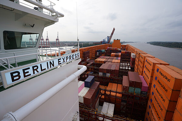 Taufe Containerschiff "Berlin Express"