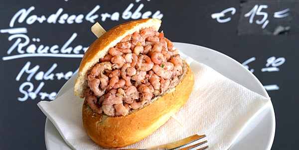 Nordseekrabben-Brötchen