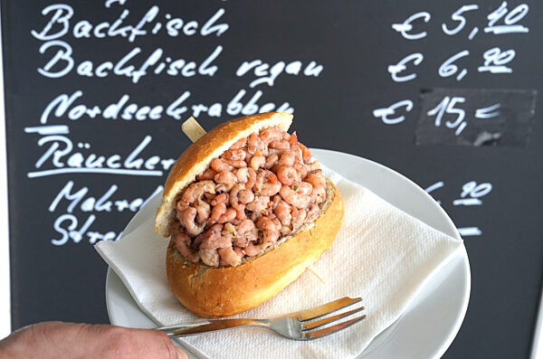 Nordseekrabben-Brötchen