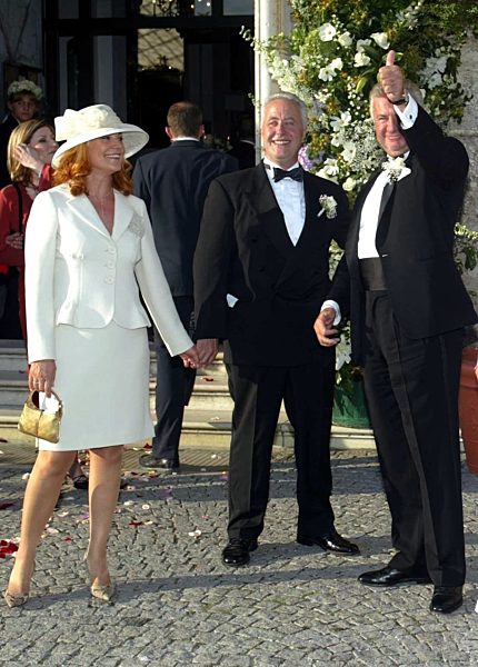 Ralf  Schumacher kirchlich getraut - Vater Rolf und Manager Weber