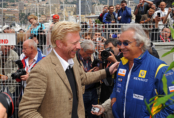 Formel 1 GP Monaco - Boris Becker und  Flavio Briatore