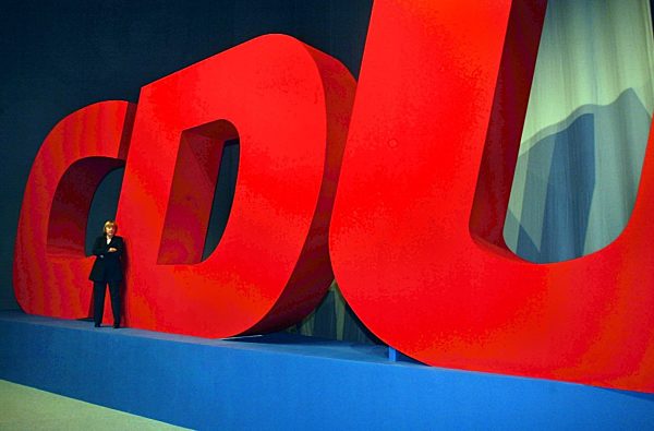 Vorbereitungen zum CDU-Bundesparteitag in Hannover