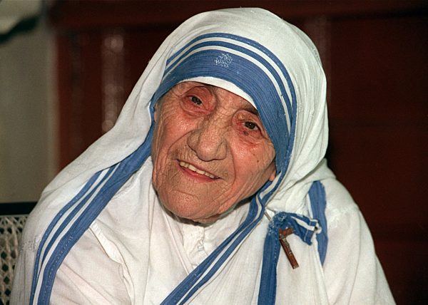 Teresa of Calcutta (Mother Teresa)  The Catholic nun and Nobel Peace Prize winner Mother Teresa was born on Aug. 26, 1910, in what is now Skopje (northern Macedonia); she died on Sept. 5, 1997, in Calcutta. The nun became known worldwide as the "Angel of the Poor" through her work in the slums of the Indian city of Calcutta. In 1950 she founded the Order of Missionaries of Charity there. Mother Teresa was awarded the Nobel Peace Prize in 1979 for her extraordinary commitment. In 2003, she was beatified by Pope John Paul II, followed by canonization under Pope Francis in 2016.