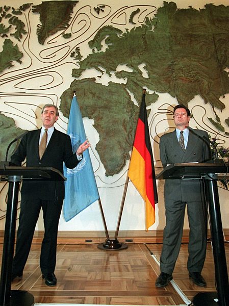 Irak-Krise: Kinkel empfängt Butler zu Beratungen