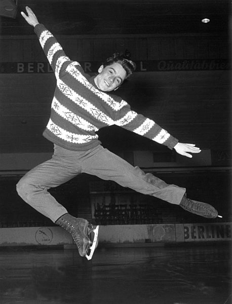 Hans-Jürgen Bäumler beim Training