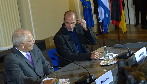 SCHÄUBLE empfängt Giannis VAROUSAKIS