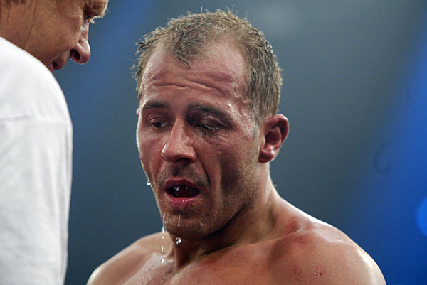 Der Boxer Willi Herren am 01.05.2004 in Koeln.