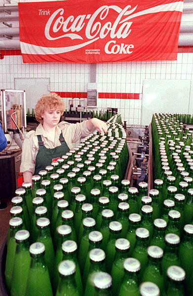 Coca Cola eröffnete Ende Juni eine moderne Produktionslinie für die...