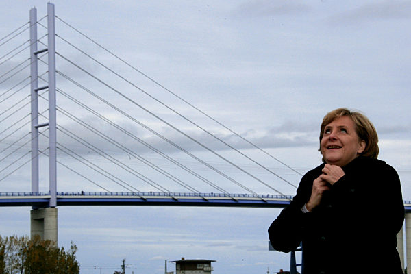Eröffnung Rügenbrücke - Merkel