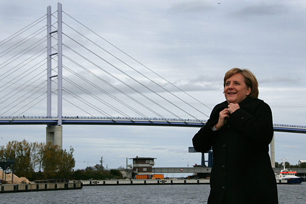 Eröffnung Rügenbrücke - Merkel