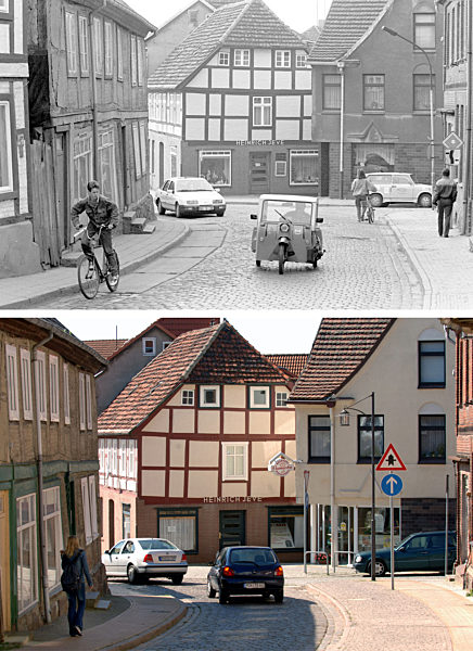 Gegenüberstellung - Lübz im Wandel