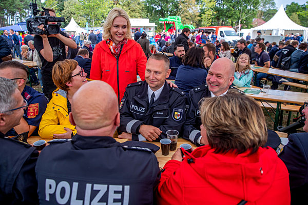 Dankesfeier für die Waldbrand-Helfer